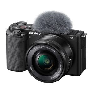 กล้องวีล็อกแบบมิเรอร์เลสพร้อมเลนส์ 16-50 มม. และบันทึกวิดีโอ 4K ระบบโฟกัสอัตโนมัติแบบ Eye AF หน้าจอพลิกได้สำหรับผู้สร้างคอนเทนต์ เซ็นเซอร์ APS-C - Product Image 4