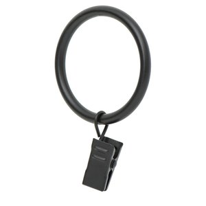 Échantillon gratuit, vente en gros, anneaux de rideau <span class=keywords><strong>à</strong></span> œillets de douche, accessoires de rideau ronds, anneaux avec clip - Product Image 2