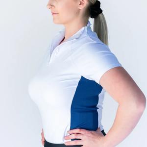 Vêtements équestres en gros personnalisés de qualité supérieure Haut à manches longues extensible dans les 4 sens pour l'équitation Chemise de compétition respirante - Product Image 6
