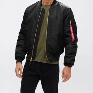 Chaqueta Bomber de Invierno 2025 para Hombre, Personalizada, Reversible, con Bolsillos Laterales, Resistente al Viento, de Lona, con Cuello Alto y Logotipo Frontal - Product Image 6