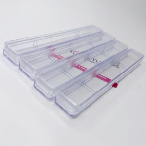 Tubes transparents personnalisés faits à la main, emballage lisse, couleur et logo personnalisés pour instruments de soins personnels, pinces à cils. - Product Image 4
