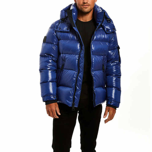 Wholesale Custom logo heavy <b>warm</b> Outdoor <b>jacket</b> plus size hooded coat high quality men's coat hooded custom thick puffer <b>jacket</b> - Product Image 3