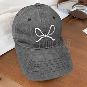 หมวกเบสบอลปักลายทำจากผ้าฝ้ายดีไซน์ใหม่หมวกเบสบอลปักลายคลาสสิก - Product Image 4