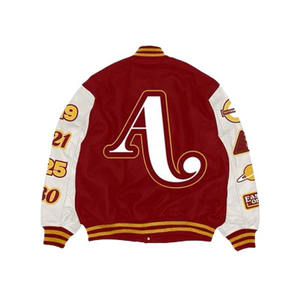 Venta caliente diseño de bordado personalizado Varsity chaquetas de hombre de moda Letterman hombre chaquetas casuales chaquetas de primavera para hombre transpirable - Product Image 2