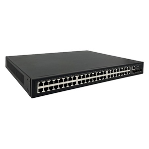 Commutateurs Poe 48 ports avec 4 ports SFP <span class=keywords><strong>10</strong></span> <span class=keywords><strong>Gb</strong></span>, commutateur Ethernet Acorid, gestion de la convergence, prise en charge du VLAN, gestionnable en L3, <span class=keywords><strong>10</strong></span>/100/1000 Mbps - Product Image 1