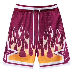 Short de basket-ball décontracté en maille pour hommes, respirant et à séchage rapide - Product Image 2