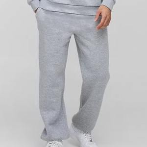 Custom Logo Track Suits Mens Hoodie Set Blank Heavy Weight Thick Fleece Cotton Oversized Tracksuits Wholesale - Product Image 3