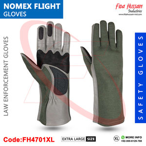 Vente chaude Nomex Flight Gloves Écran tactile en cuir de vache souple pour gants de pilote et gants en cuir d'entraînement spécial tactique - Product Image 3