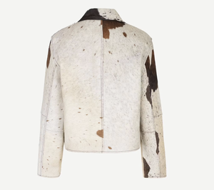 Nouvelle vache en peau de vache femmes veste en gros veste en cuir d'extérieur personnalisée avec le meilleur matériel veste en cuir de vachette - Product Image 5