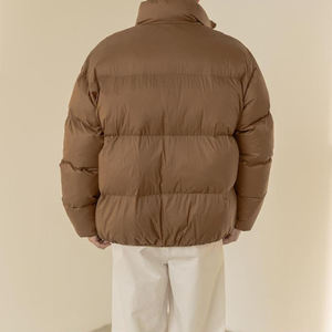 OEM Manufacture Supplier of Men's Winter Puffer Jacket Custom Windproof <b>Black</b> Casual Coat Warm Down Coats - Product Image 6