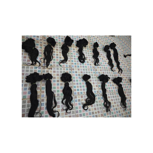 Cabello humano unisex resistente al calor, elaborado y con un acabado lujoso, el brillo completo está hecho de cabello humano virgen 100% Premium - Product Image 1