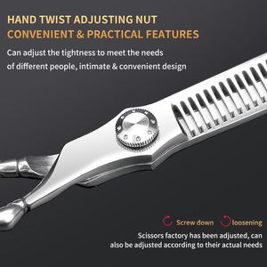 100% Stainless Steel <b>Hair</b> <b>Cutting</b> Scissors Professional Barber 6.5 Inch Hairdressing Regular Scissor Salon <b>Razor</b> - Product Image 2