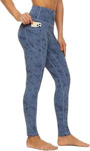 Impression extensible collants droits Legging Sublimation conception Leggy mince Fitness Yoga exercice Jogging pull dames respirant - Product Image 5