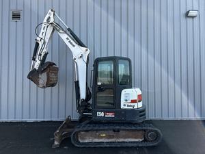 Mini-excavatrices Bobcat E50 d'occasion, 100 tonnes, contrôlées par PLC, composants KYB, moteur puissant, à vendre - Product Image 3