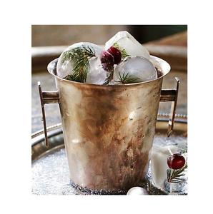 Nouvelle conception de seau à glace personnalisé avec un design rond, refroidisseur à vin en acier inoxydable décoratif pour les restaurants et les fêtes de bar - Product Image 6