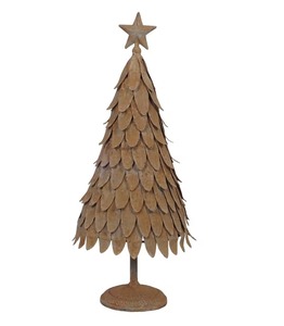 Adorno Navideño de Metal para Mesa, Decoración Festiva para Fiestas, Árbol de Navidad de Lujo - Product Image 5