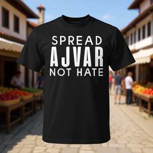 Camiseta Promocional de Ajvar Not Hate Balkans Food Serbian - Product Image 3