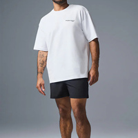 Ensemble de t-shirts parfaits pour hommes, ensemble de joggers cargo, vêtements d'été pour hommes, ensemble de 2 pièces, t-shirts personnalisés avec logo, broderie, impression à l'écran