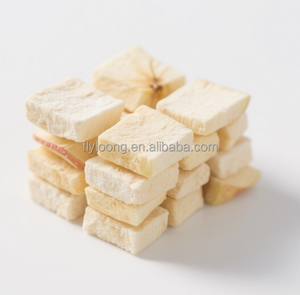 Vente en gros de fruits secs chinois : Cubes de pommes lyophilisées sucrées, complément de flocons d'avoine conservés, emballage en vrac - Product Image 2