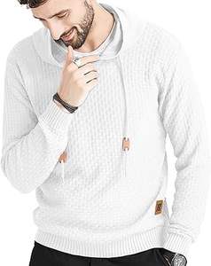 Ropa de invierno para hombres Sudaderas con capucha casuales de color sólido Sudaderas CON CAPUCHA DE MODA Sudaderas con capucha ajustadas para hombres - Product Image 5