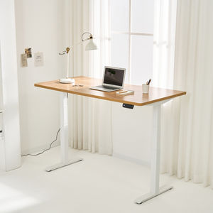 Korean M300 Office <b>Desk</b> Minimalist Design with Cable Management & Steel Frame for <b>Small</b> <b>Spaces</b> Made in Korea - Product Image 1
