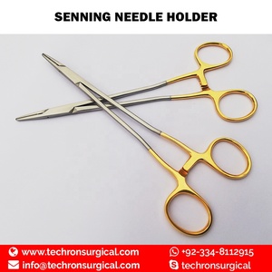 Porte-aiguille de Senning TC à mâchoires dentelées en acier inoxydable allemand de haute qualité - Product Image 2