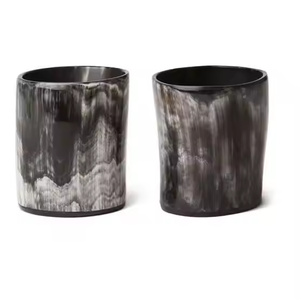 Chope en corne de qualité supérieure, inspirée du Moyen Âge, rustique, par Crescent Crafts - Product Image 2