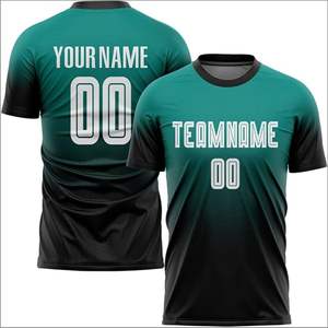 เสื้อฟุตบอลมืออาชีพ unisex เสื้อครึ่งแขนแห้งเร็วผ้าโพลีเอสเตอร์พิมพ์ดิจิตอลโลโก้ตามสั่ง100% ความต้องการสูง - Product Image 2