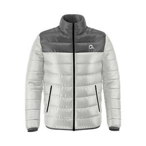 Men's Winter Puffer <b>Jacket</b> <b>Waterproof</b> Windproof Light <b>Fleece</b>-<b>Lined</b> Insulated Warm Quilted Casual Outerwear Nylon Lining Zipper - Product Image 3