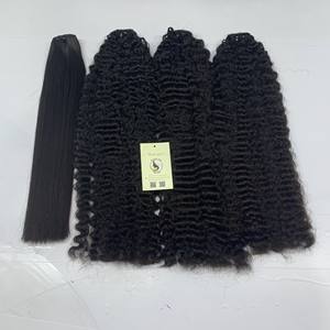 Extensiones de pelo humano de alta calidad de Vietnam Genius Weft Raw Hair con estilos ondulados y rizados disponibles - Product Image 5