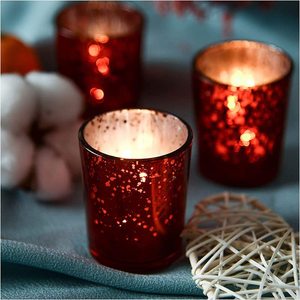 Purple Tree Glass Orb <b>Tealight</b> <b>Candle</b> Holders for Christmas Corporate Gifts Home Decor Gift Item Diwali - Product Image 3