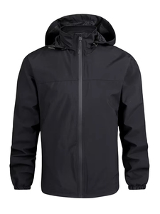 Chaquetas de hombre con cremallera chaquetas Softshell Slim Fit deportes al aire libre cortavientos Whit chaqueta de bolsillo para hombres - Product Image 5