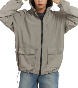 Chaqueta cortavientos personalizada informal de verano para hombre, impermeable, para entrenamiento al aire libre, con cremallera, 2026 - Product Image 1