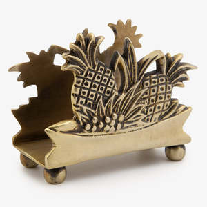 Ananas Design Or Porte-Serviettes en Métal pour Tables Restaurant Hôtel Mariage Utilisation au Meilleur Prix - Product Image 4