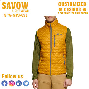 เสื้อแจ็คเก็ตพัฟเฟอร์แฟชั่นผู้ชาย เสื้อกั๊กฤดูหนาว เสื้อพาร์กา เสื้อนอก ผ้าแคนวาสระบายอากาศ มีกระเป๋า สำหรับวัยรุ่นและคู่รัก - Product Image 2