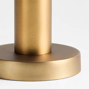 Orion Small Brass Finish <b>Taper</b> <b>Candle</b> <b>Holder</b> - Product Image 3