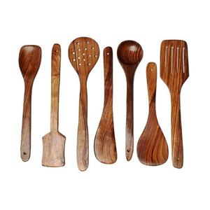 Juego de Utensilios de Cocina de Madera Ecológicos Modernos Hechos a Mano para Servir en Fiestas, Cocinar y Cenar - Product Image 5