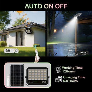 Lampe solaire extérieure Homehop 300W LED, étanche, automatique, de sécurité, pour jardin, balcon, allée - Product Image 4