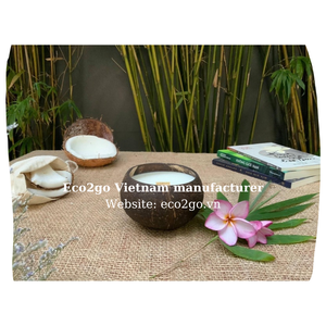 Hot Sale 2025 Coconut Shell Candle Bowl/ Coconut Shell Bowl for Candle With High Quality Material in Vietnam for Decorating - Product Image 5