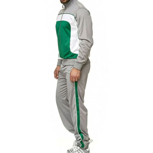 Ensemble survêtement vintage brodé pour homme en polyester, coupe oversize, coupe-vent, personnalisable, deux pièces (pantalon inclus), collection automne 2025 – Conception OEM - Product Image 6