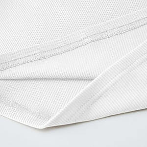 Cropped Women's Solid Tank Top Fitness Streetwear Algodón Sin mangas Casual Custom Logo Tank Top Mujeres - Product Image 6