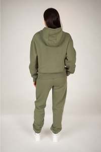 Nouvelle collection d'hiver Ensembles deux pièces à cordon Taille adulte Ensemble de survêtements OEM pour femmes léger et chaud pour l'hiver - Product Image 3