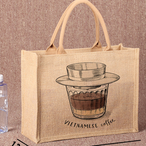 Sac de shopping unisexe décontracté en jute et paille Net Viet Collection, sans fermeture éclair, en toile, pour adultes, toutes saisons - Product Image 3