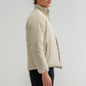 Chaqueta de Invierno para Hombre con Cuello Alto, Acolchada, Transpirable, Talla Grande, Reversible, Informal, con Cremallera, Gruesa - Product Image 3