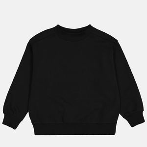 Pull-over oversize pour hommes 100% coton Sweat-shirt uni vierge à col rond imprimé de logo personnalisé pour l'impression numérique d'hiver - Product Image 5