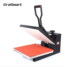 Erasmart 38*38cm Flat Manual Heat Press Machine Heat Transfer Machine For T Shirt Printing