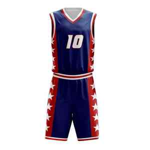 Ensemble d'uniformes de basket-ball enfants hommes maillot sans manches en polyester respirant et short équipe personnalisée vêtements de sport de basket-ball à séchage rapide - Product Image 5