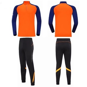 ชุดกีฬาสองชิ้นสำหรับผู้ชายชุดวอร์มชุดออกกำลังกายผ้าฟลีซสำหรับยิมฟิตเนสเทรนนิ่ง - Product Image 3