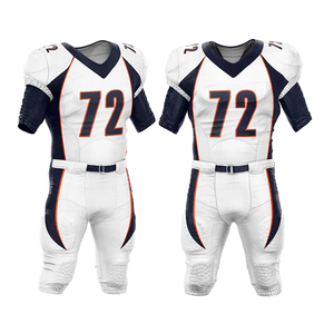 2025 haute qualité haute qualité séchage rapide Football américain uniforme respirant vêtements de sport ensemble meilleur uniforme sublimé - Product Image 2