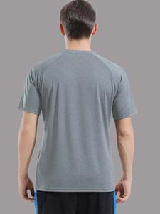 Camiseta Deportiva Personalizada para Hombre, Transpirable, de Secado Rápido, Ajustada, de Manga Corta, 100% Algodón, para Gimnasio y Fitness - Product Image 2